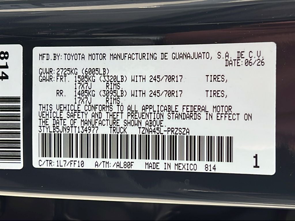 2026 Toyota Tacoma SR5
