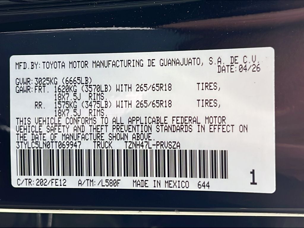 2026 Toyota Tacoma i-FORCE MAX Tacoma TRD Sport