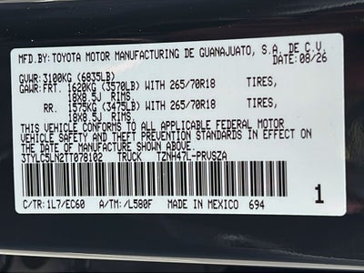 2026 Toyota Tacoma i-FORCE MAX Tacoma Trailhunter