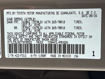 2026 Toyota Tacoma i-FORCE MAX Tacoma TRD Off-Road