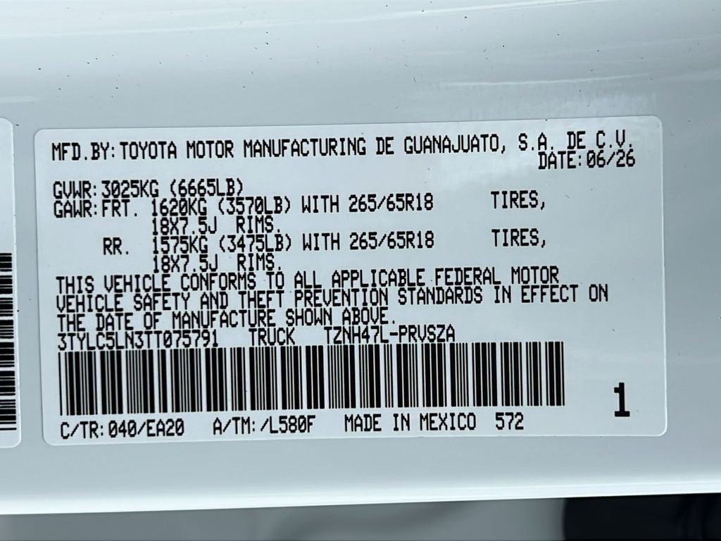 2026 Toyota Tacoma i-FORCE MAX Tacoma TRD Sport
