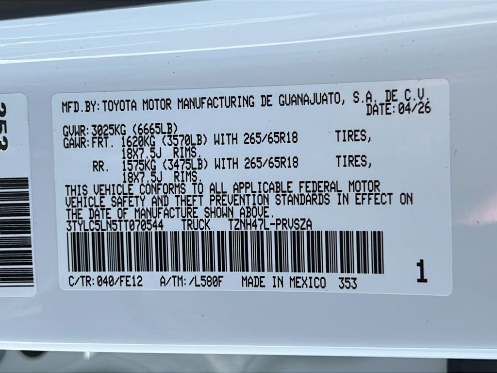 2026 Toyota Tacoma i-FORCE MAX Tacoma TRD Sport