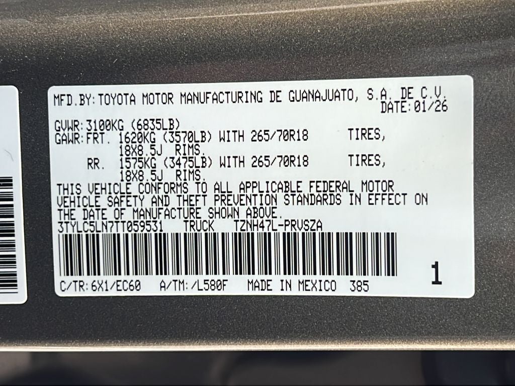 2026 Toyota Tacoma i-FORCE MAX Tacoma Trailhunter