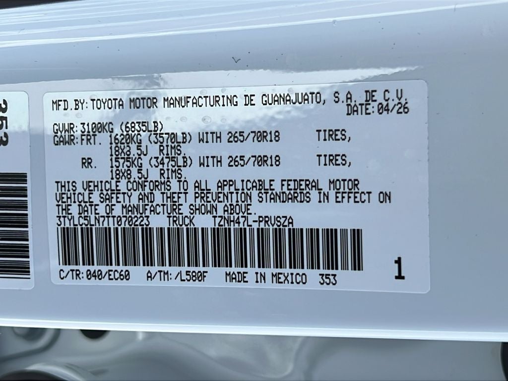2026 Toyota Tacoma i-FORCE MAX Tacoma Trailhunter