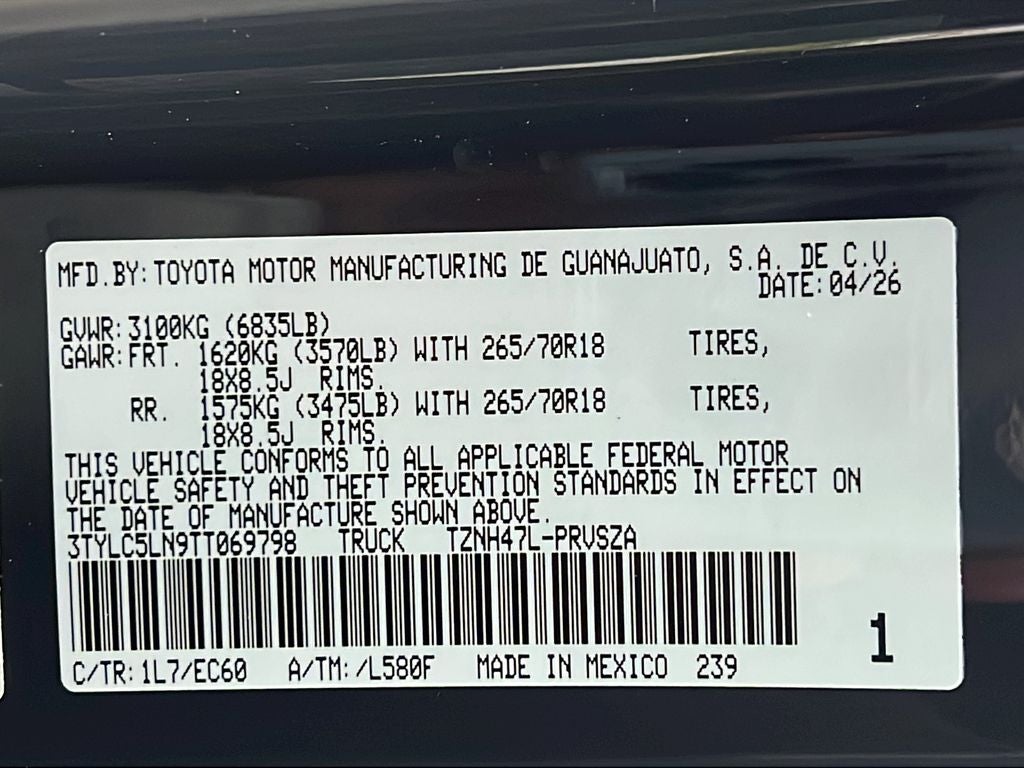 2026 Toyota Tacoma i-FORCE MAX Tacoma Trailhunter
