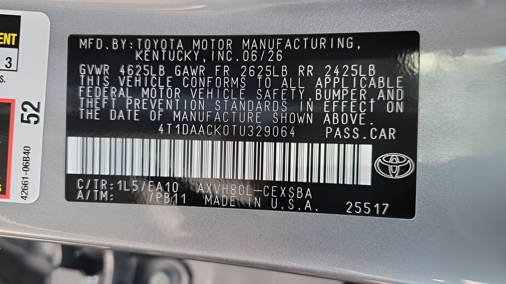 2026 Toyota Camry SE