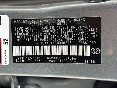 2026 Toyota Camry SE