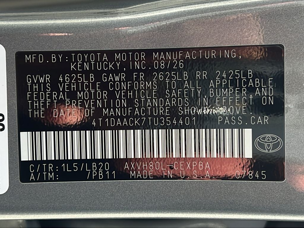 2026 Toyota Camry XSE