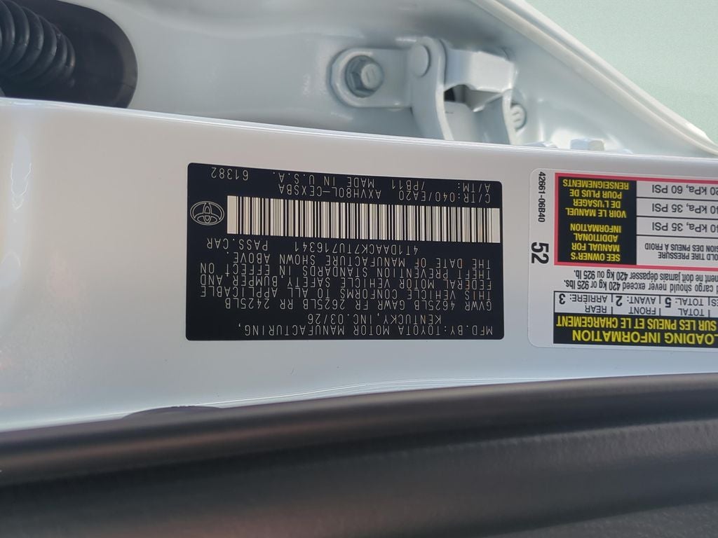 2026 Toyota Camry SE