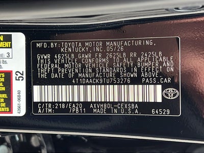 2026 Toyota Camry SE