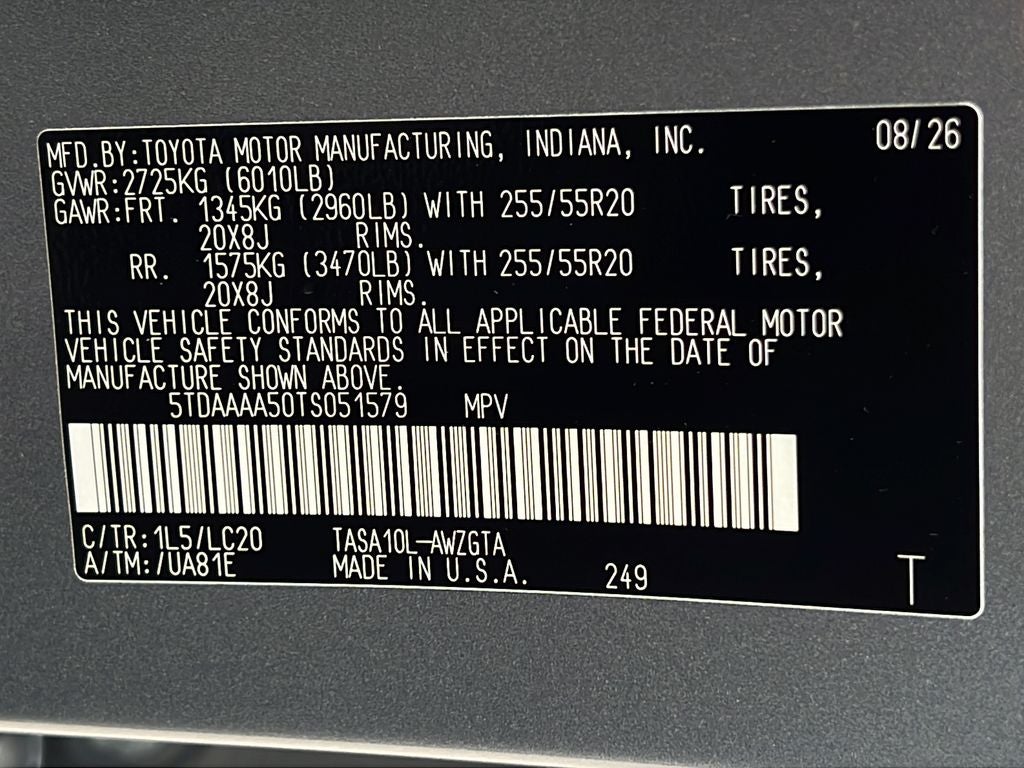 2026 Toyota Grand Highlander Limited