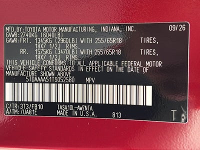 2026 Toyota Grand Highlander LE