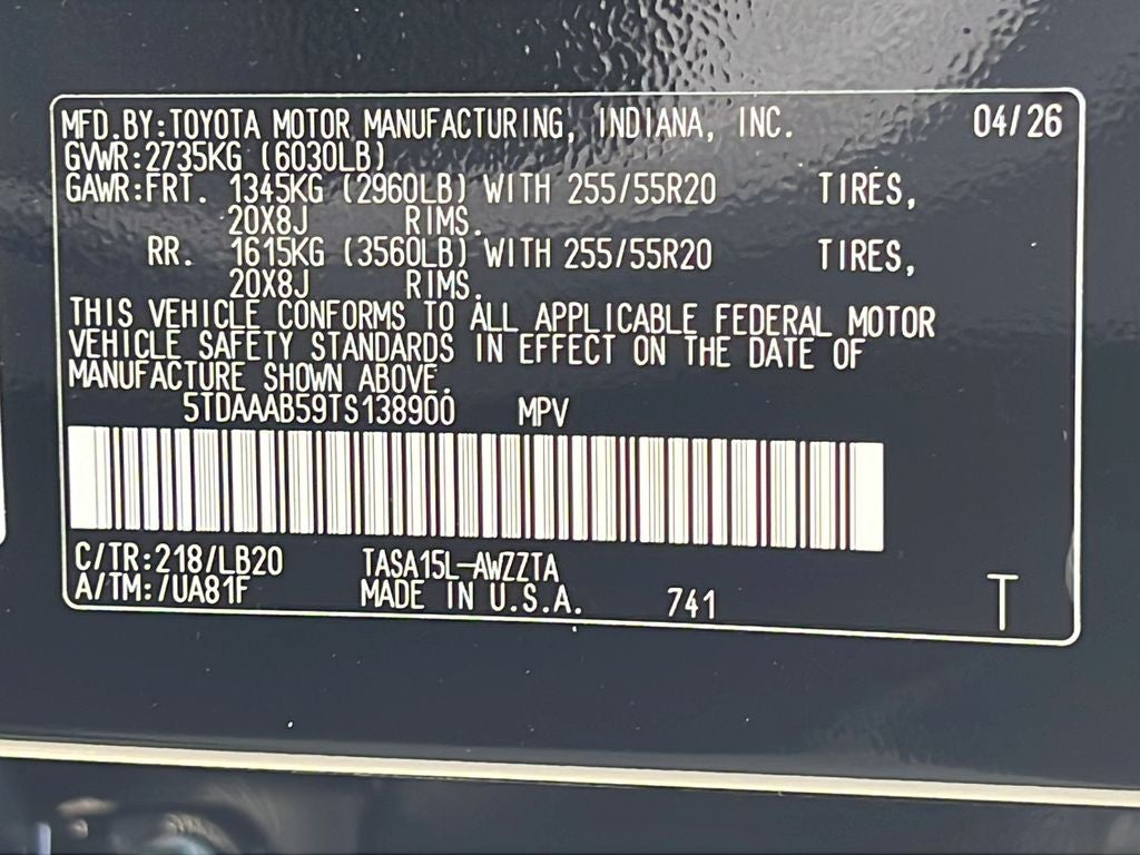 2026 Toyota Grand Highlander Platinum