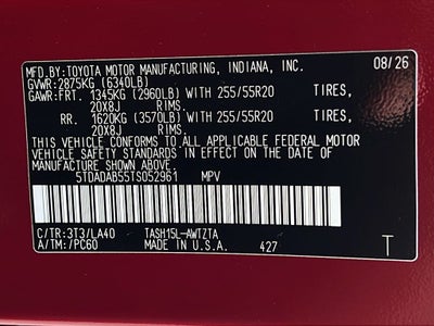 2026 Toyota Grand Highlander Hybrid MAX Platinum