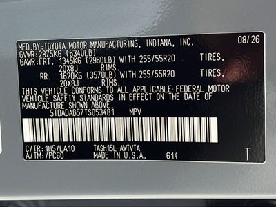 2026 Toyota Grand Highlander Hybrid MAX Limited