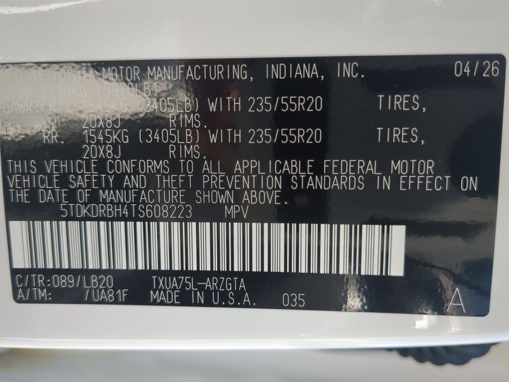 2026 Toyota Highlander Limited