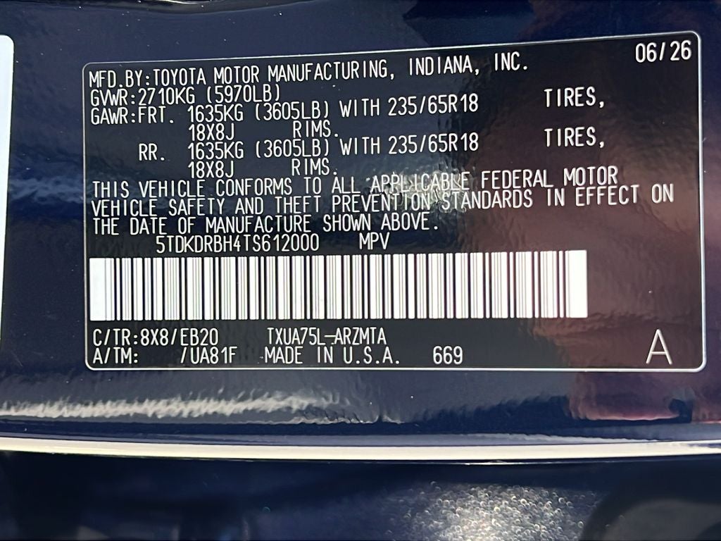 2026 Toyota Highlander XLE