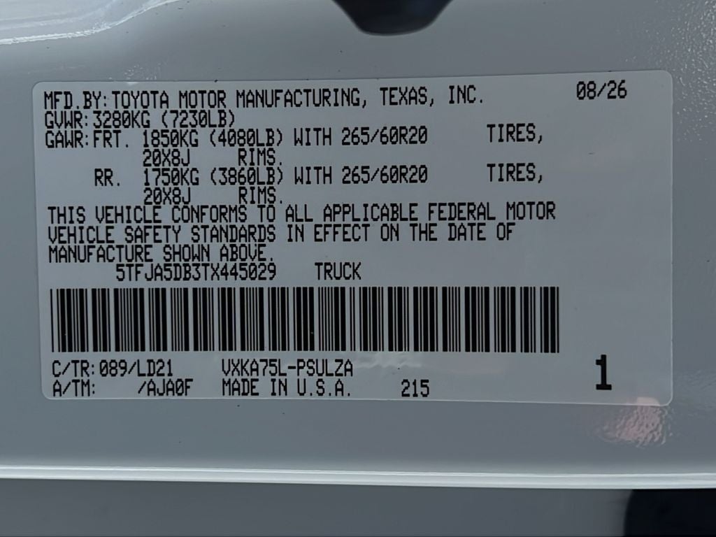 2026 Toyota Tundra Limited