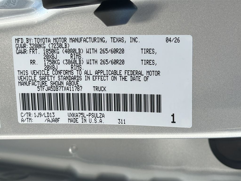 2026 Toyota Tundra Limited