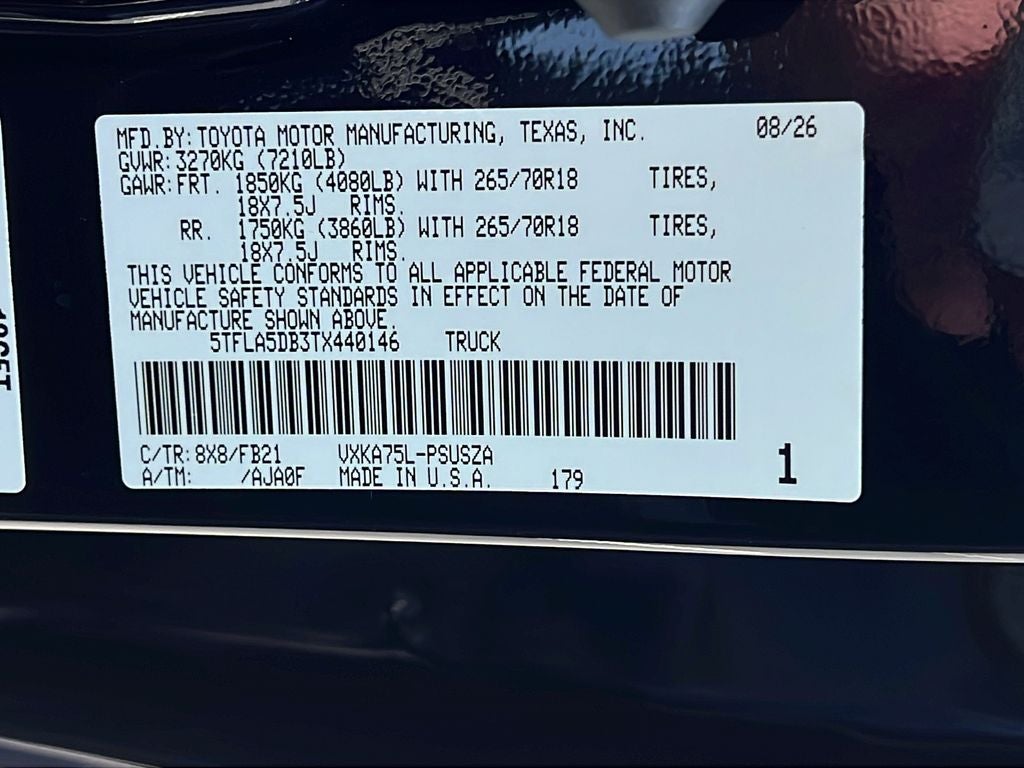 2026 Toyota Tundra SR5