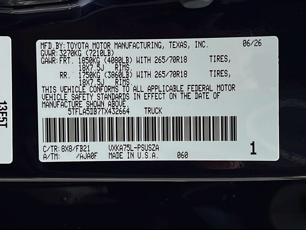 2026 Toyota Tundra SR5
