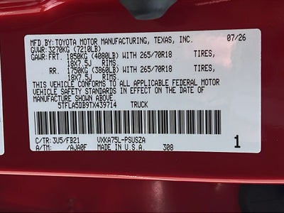 2026 Toyota Tundra SR5