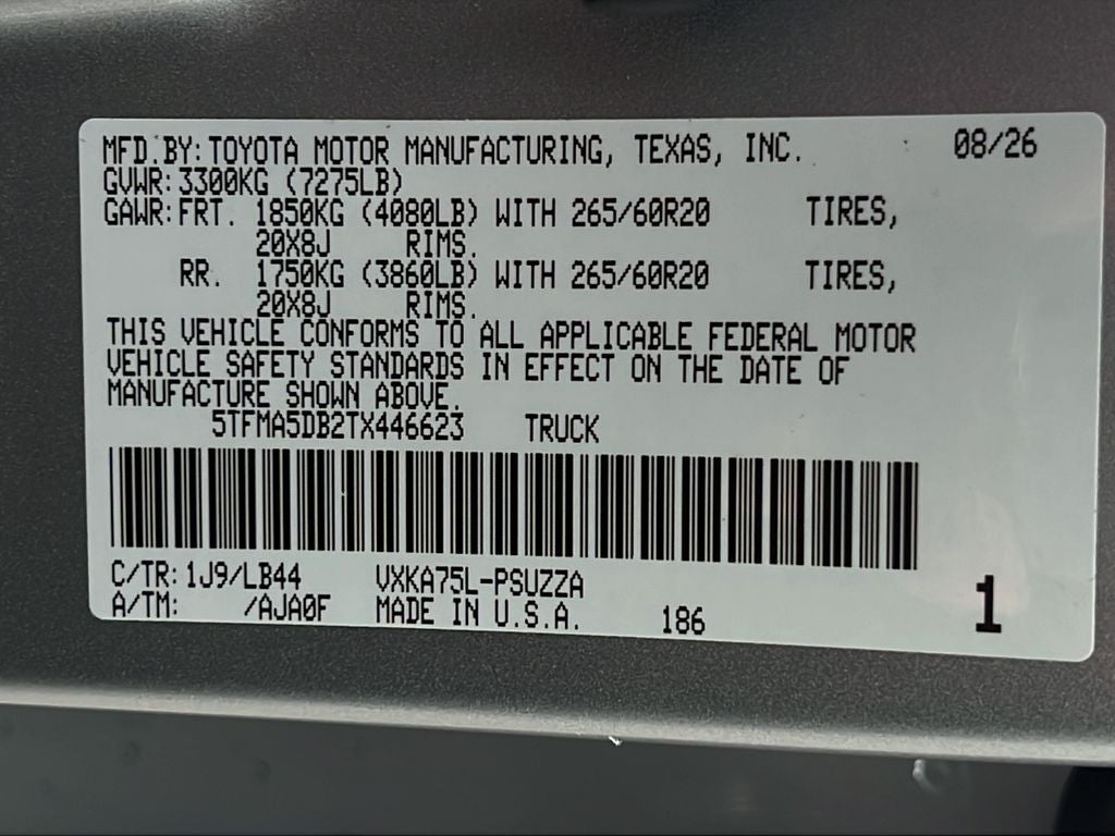 2026 Toyota Tundra 1794 Edition