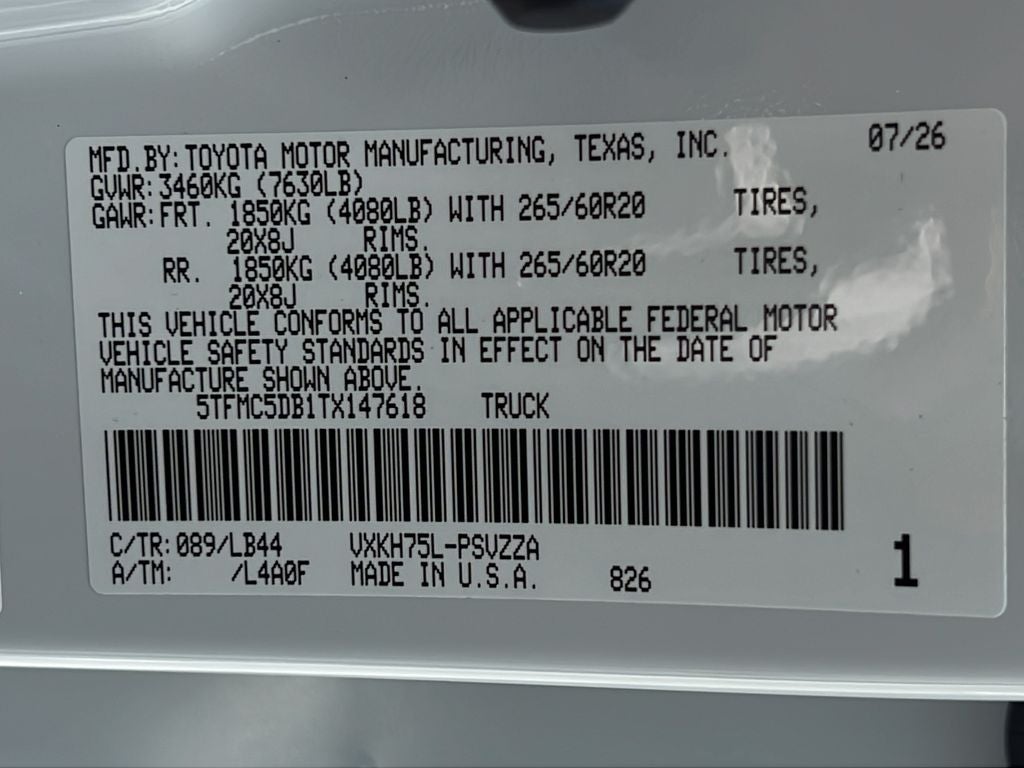 2026 Toyota Tundra i-FORCE MAX Tundra 1794 Edition