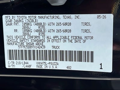 2026 Toyota Tundra i-FORCE MAX Tundra 1794 Edition