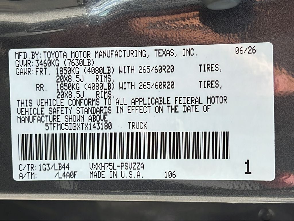 2026 Toyota Tundra i-FORCE MAX Tundra 1794 Edition