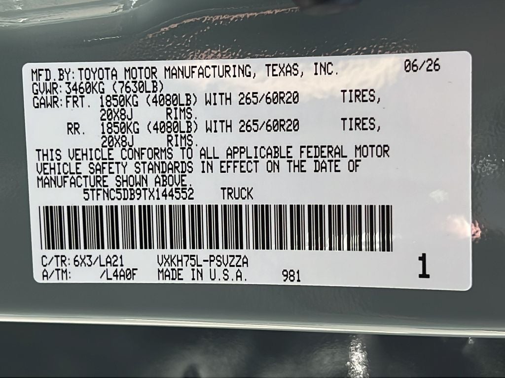 2026 Toyota Tundra i-FORCE MAX Tundra Platinum