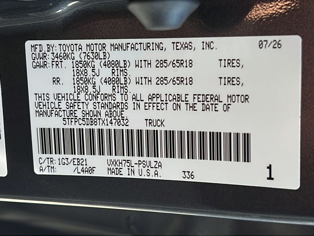 2026 Toyota Tundra i-FORCE MAX Tundra TRD Pro