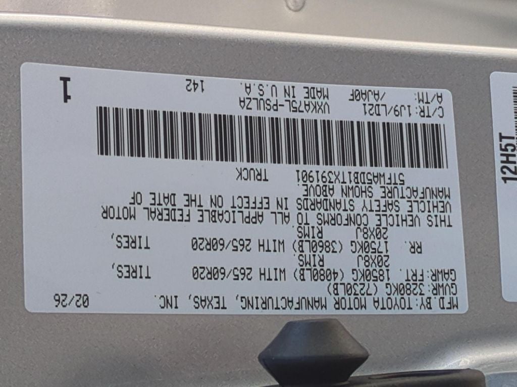 2026 Toyota Tundra Limited