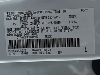2026 Toyota Tundra Limited