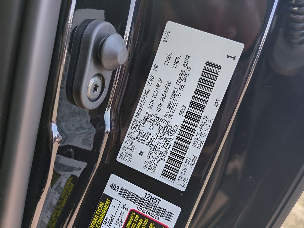 2026 Toyota Tundra Limited