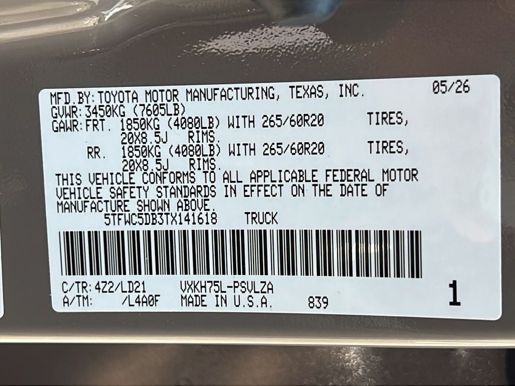 2026 Toyota Tundra i-FORCE MAX Tundra Limited