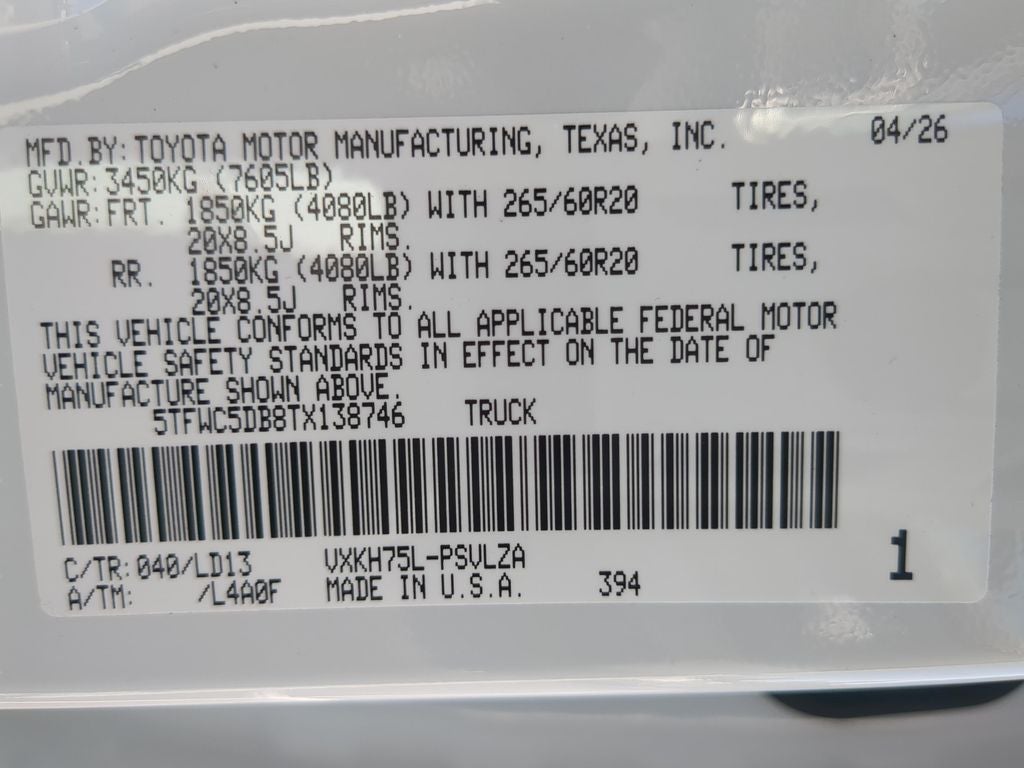 2026 Toyota Tundra i-FORCE MAX Tundra Limited
