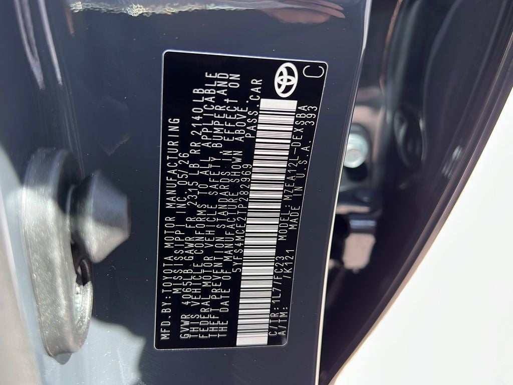 2026 Toyota Corolla SE