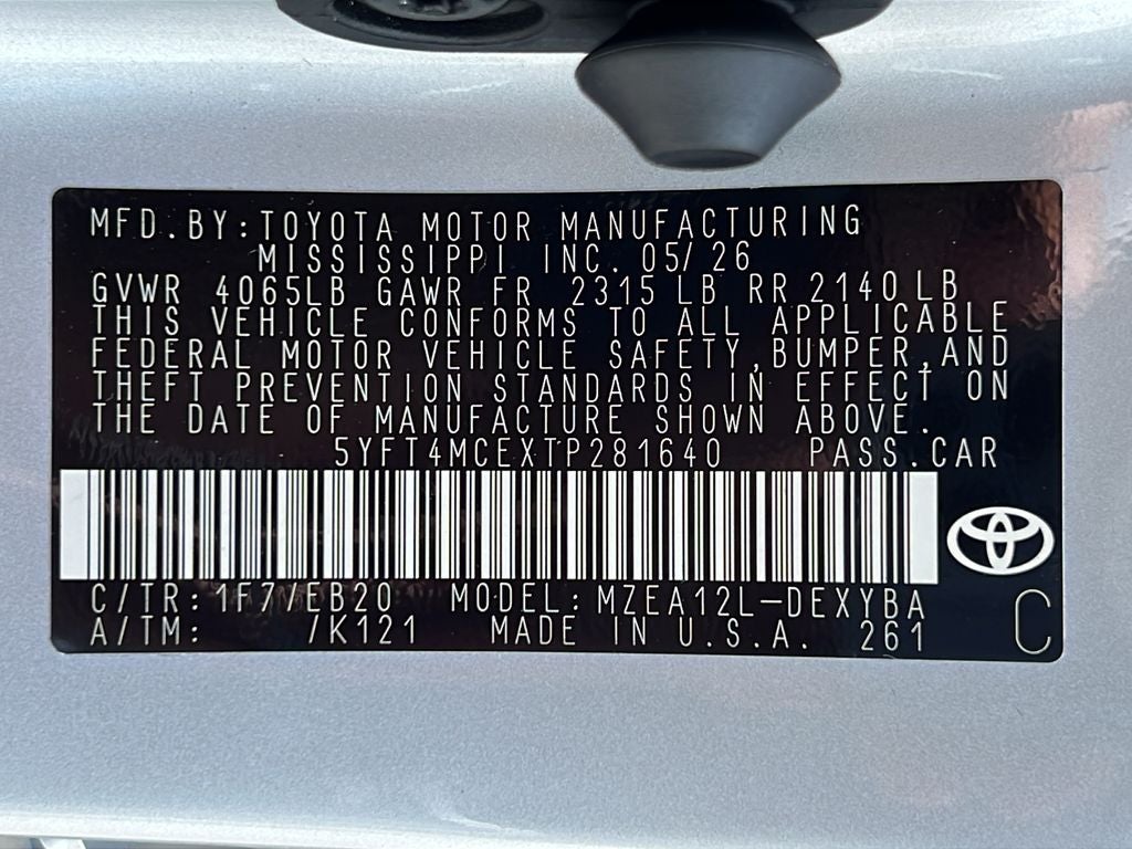 2026 Toyota Corolla XSE