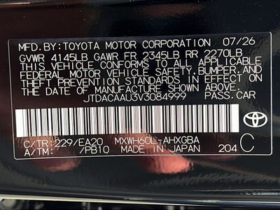 2027 Toyota Prius XLE