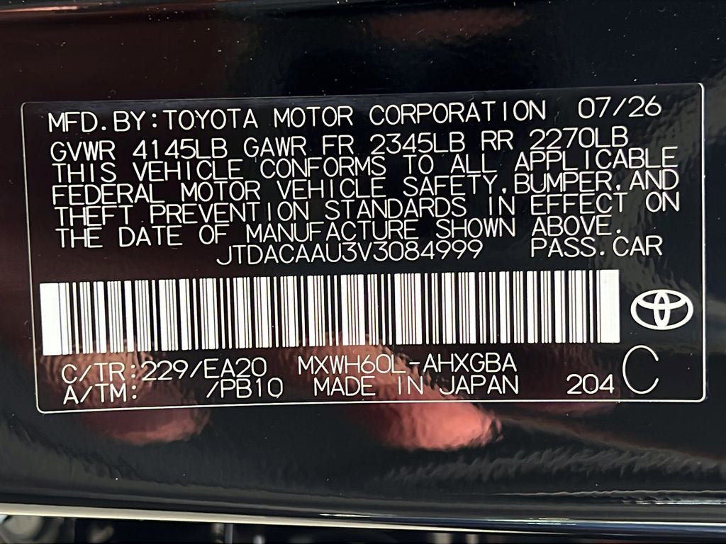 2027 Toyota Prius XLE