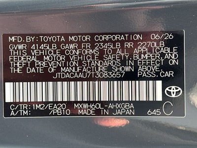 2026 Toyota Prius XLE