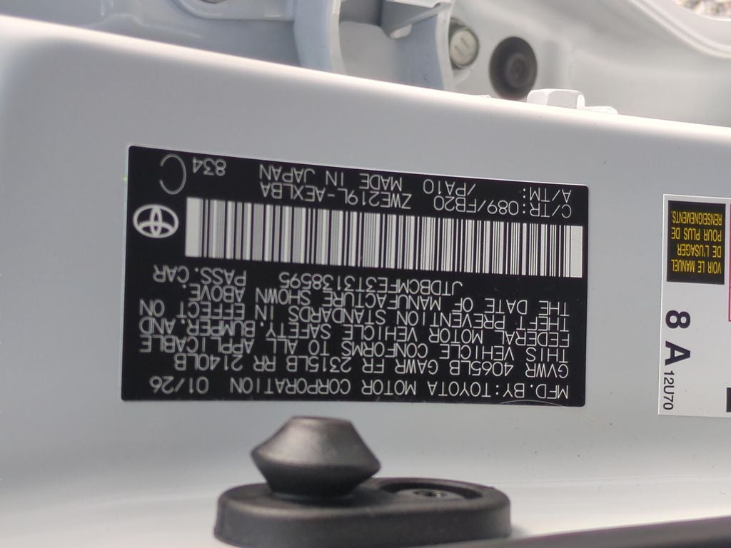 2026 Toyota Corolla Hybrid LE