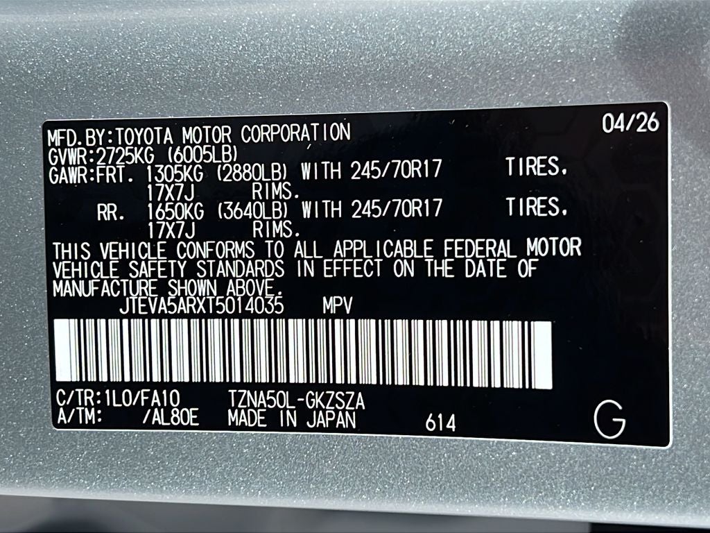 2026 Toyota 4Runner SR5