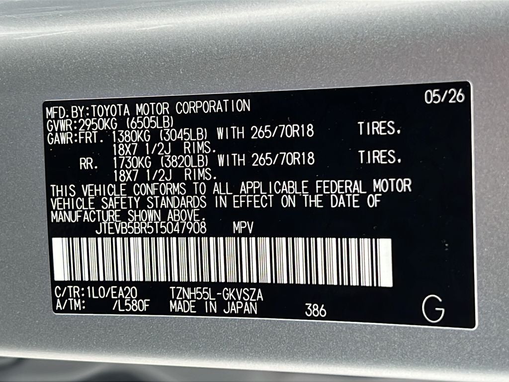 2026 Toyota 4Runner i-FORCE MAX 4Runner TRD Off-Road Premium