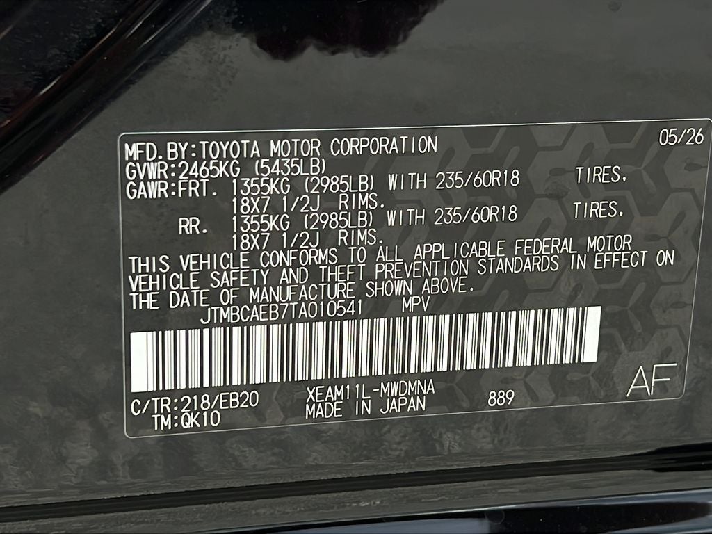 2026 Toyota bZ XLE