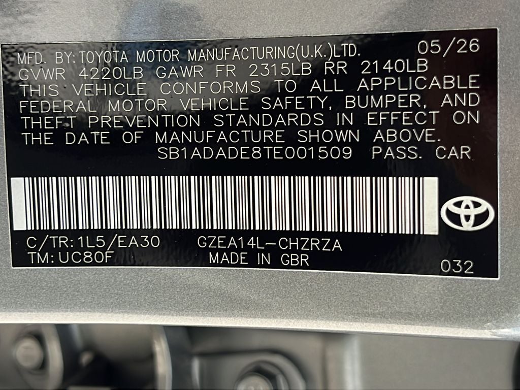 2026 Toyota GR Corolla Premium Plus DAT